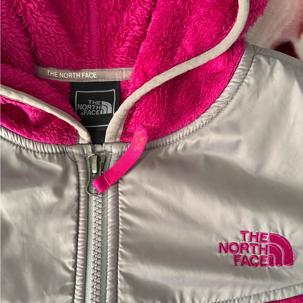 The North Face Fuchsia and Light Gray Jacket